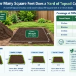 How Many Square Feet Does a Yard of Topsoil Cover