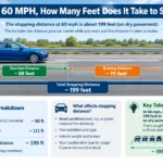 At 60 MPH, How Many Feet Does It Take to Stop