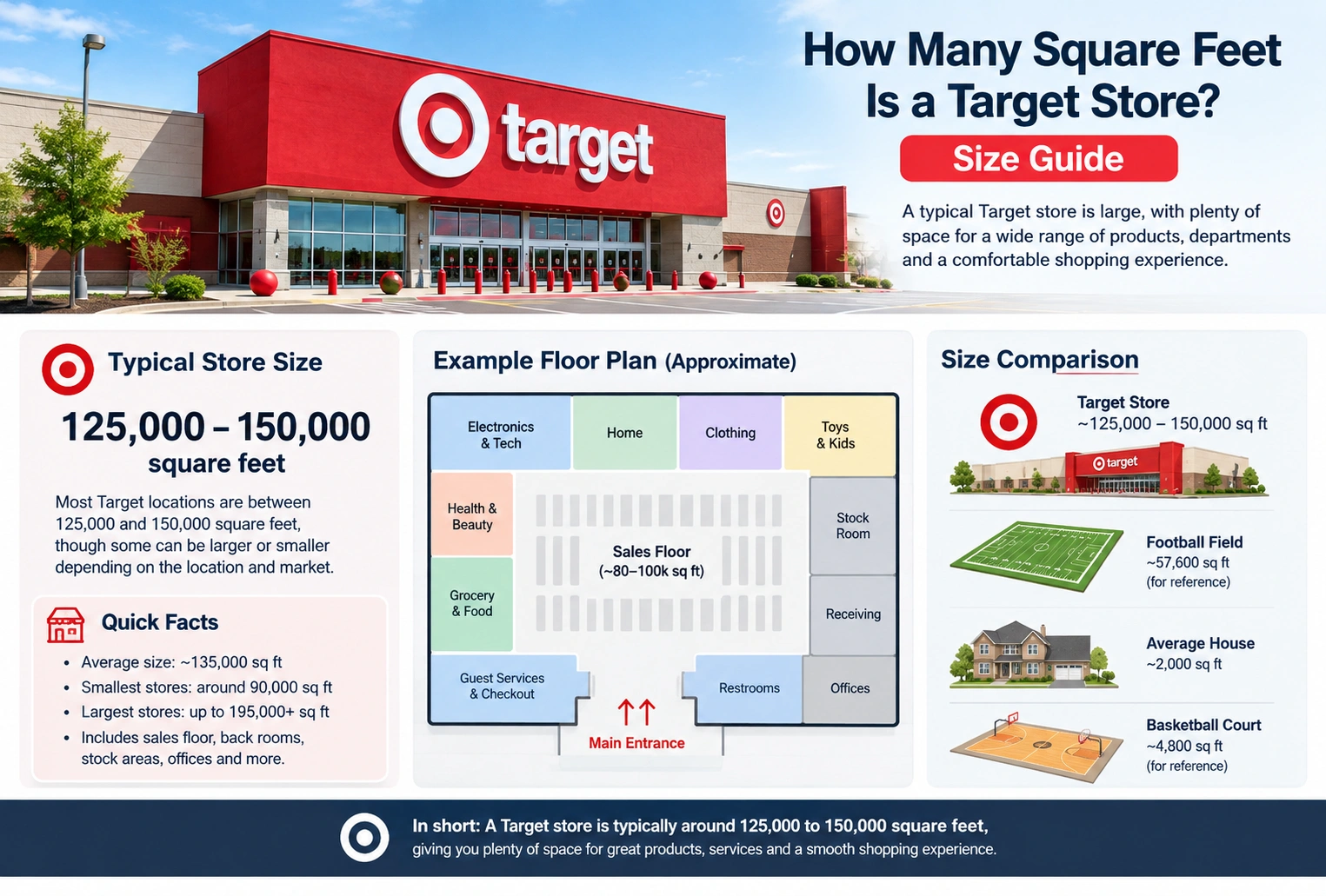 How Many Square Feet Is a Target Store