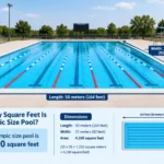 How Many Square Feet Is an Olympic Size Pool?