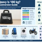 how heavy is 100 kg