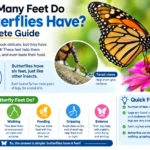 how many feet butterflies have