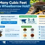 how many cubic feet does a wheelbarrow hold