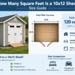 How Many Square Feet Is a 10x12 Shed