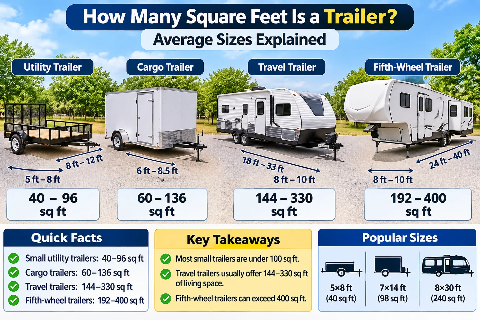 How Many Square Feet Is a Trailer